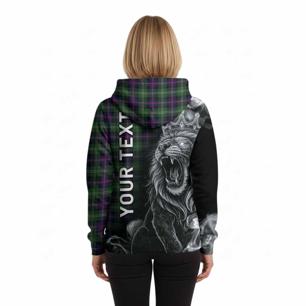 Sutherland Tartan Hoodie Roaring Lion Heritage