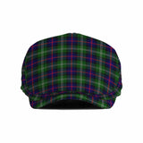 Sutherland Tartan Jeff Cap, Tartan Flat Cap Jeff Hat - Tartan Vibes Clothing