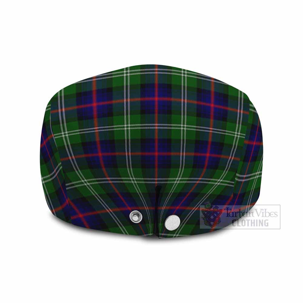 Sutherland Tartan Jeff Cap, Tartan Flat Cap