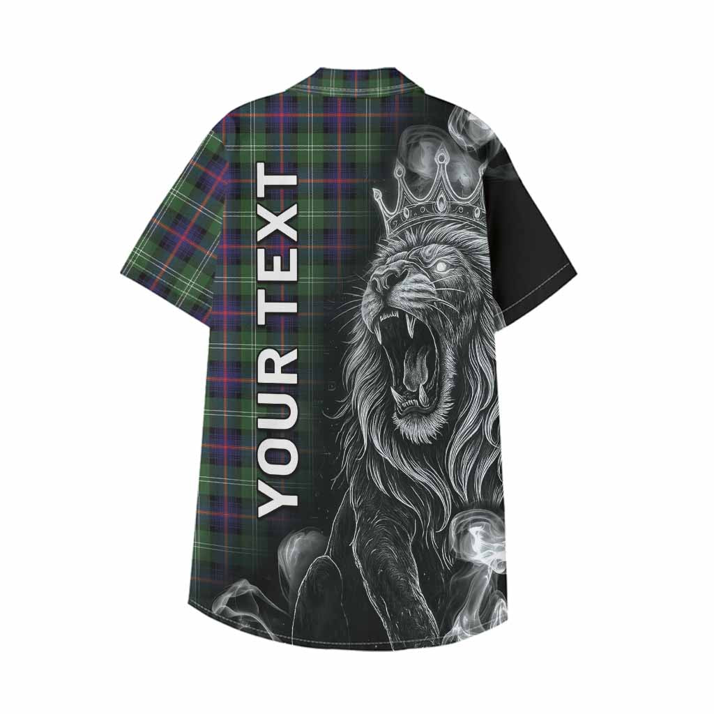 Sutherland Tartan Kid Hawaiian Shirt Roaring Lion Heritage