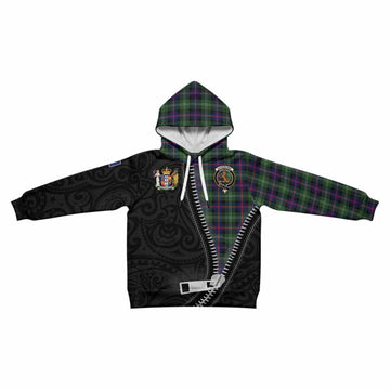 Sutherland Tartan Kid Hoodie New Zealand Pattern Unique Zipper Stylized