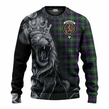 Sutherland Tartan Knitted Sweater Roaring Lion Heritage