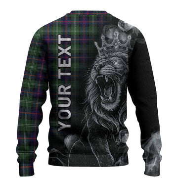 Sutherland Tartan Knitted Sweater Roaring Lion Heritage