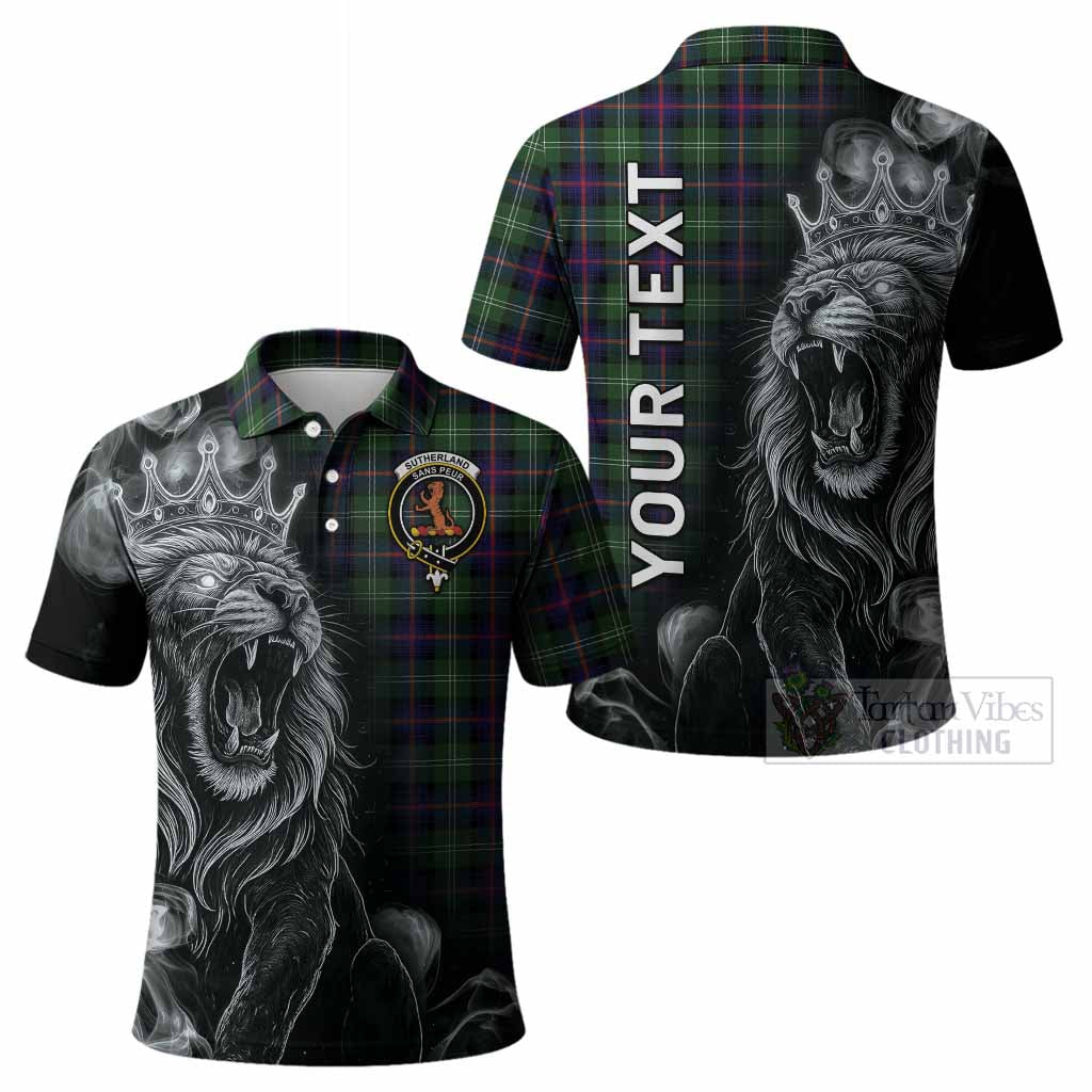 Sutherland Tartan Polo Shirt Roaring Lion Heritage