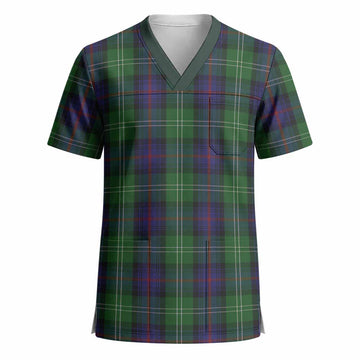 Sutherland Tartan Scrub Top - Tartan Vibes Clothing