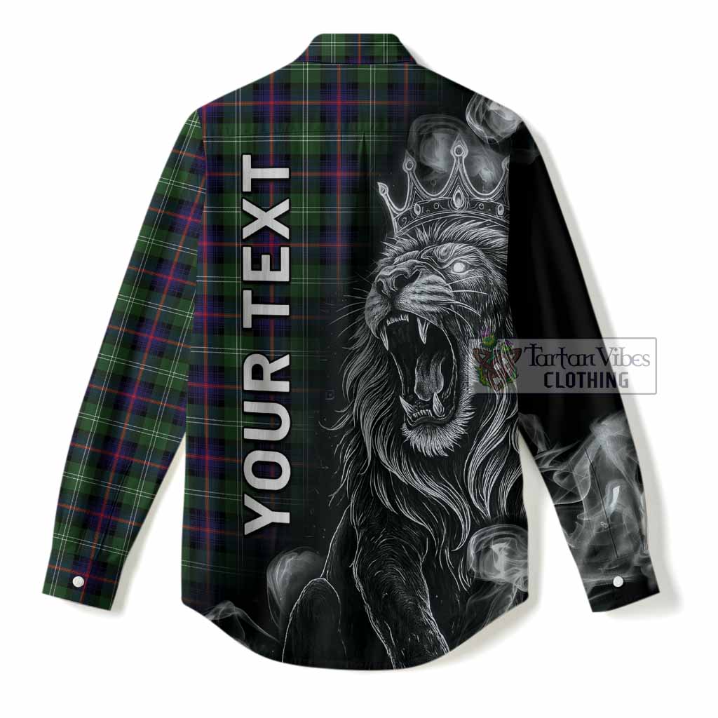Sutherland Tartan Women Casual Shirt Roaring Lion Heritage