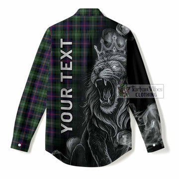 Sutherland Tartan Women Casual Shirt Roaring Lion Heritage