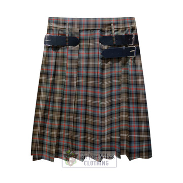 Sutherland Weathered Tartan Men's Pleated Skirt - Fashion Casual Retro Scottish Kilt Style