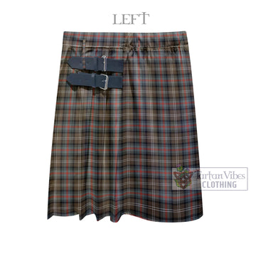 Sutherland Weathered Tartan Men's Pleated Skirt - Fashion Casual Retro Scottish Kilt Style