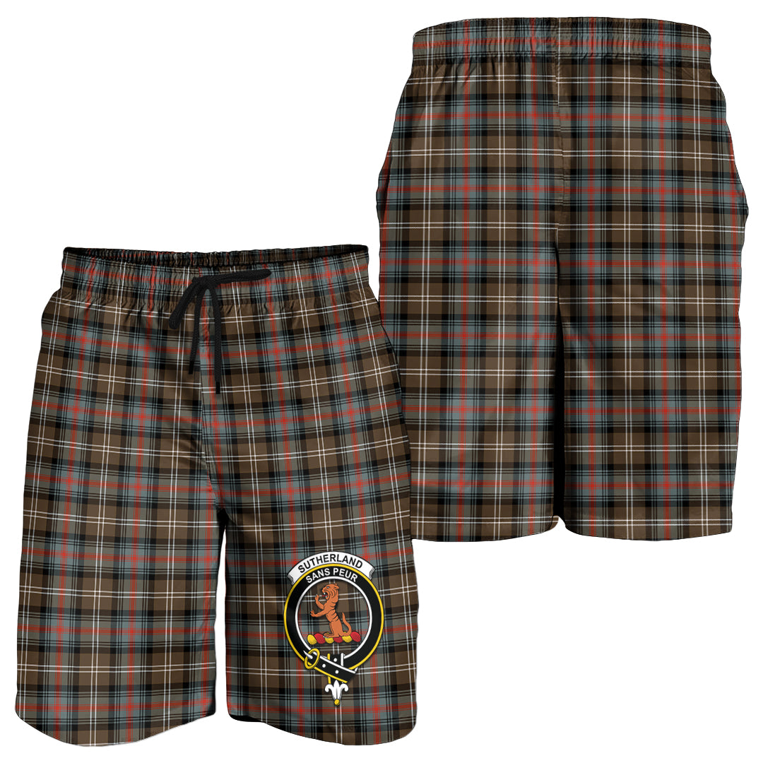 sutherland-weathered-tartan-mens-shorts-with-family-crest