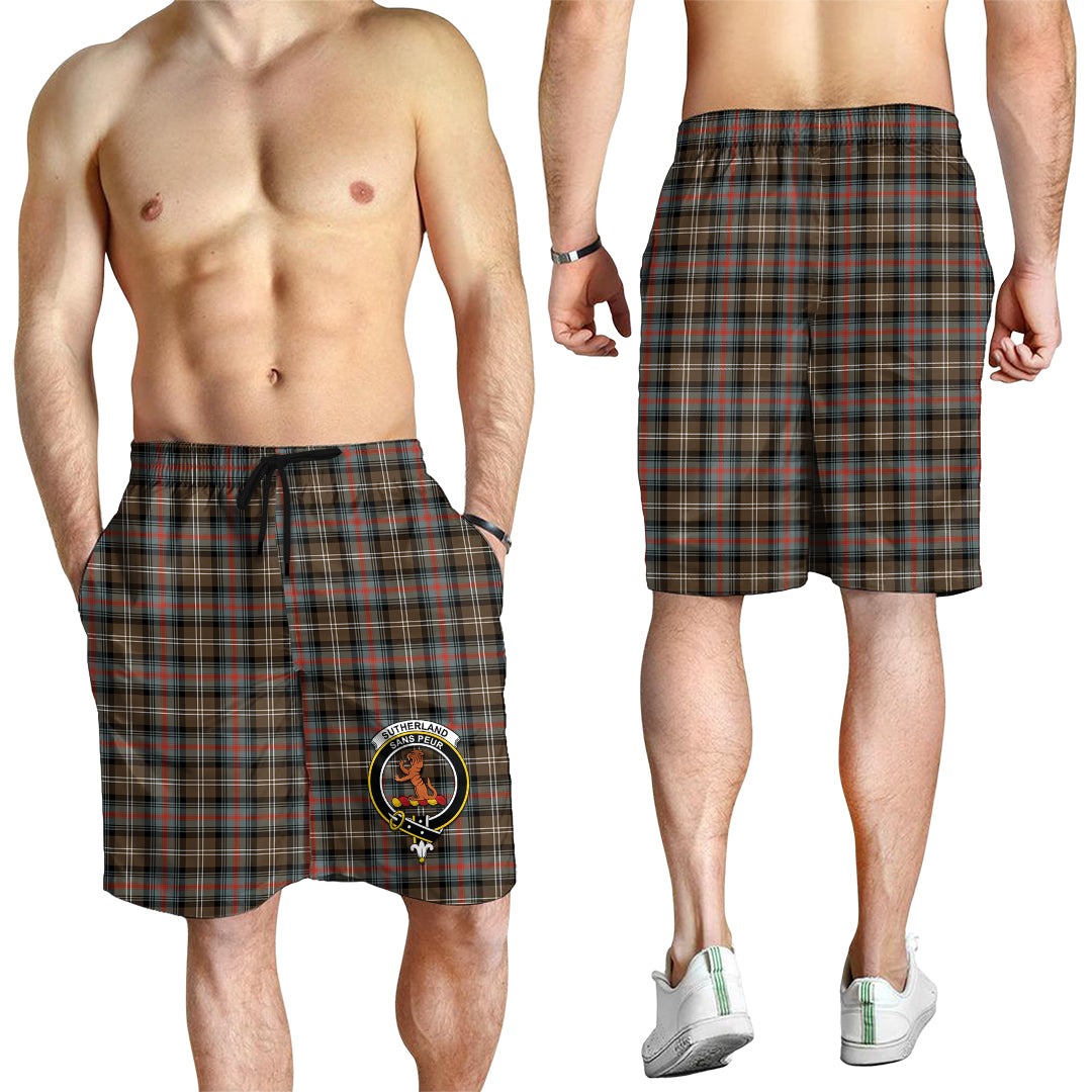 sutherland-weathered-tartan-mens-shorts-with-family-crest