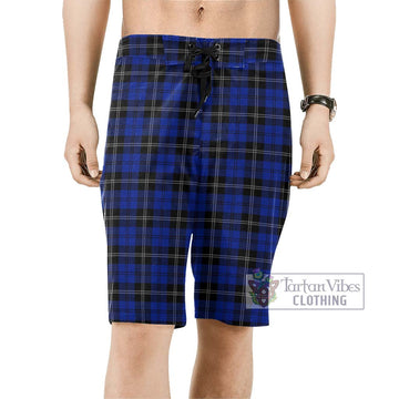 Swan Tartan Men's Board Shorts Men - Tartan Vibes Clothing