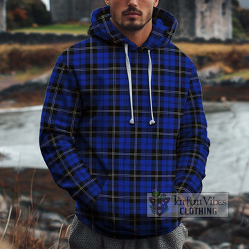 Swan Tartan Cotton Hoodie Pullover Hoodie XS - Tartan Vibes Clothing