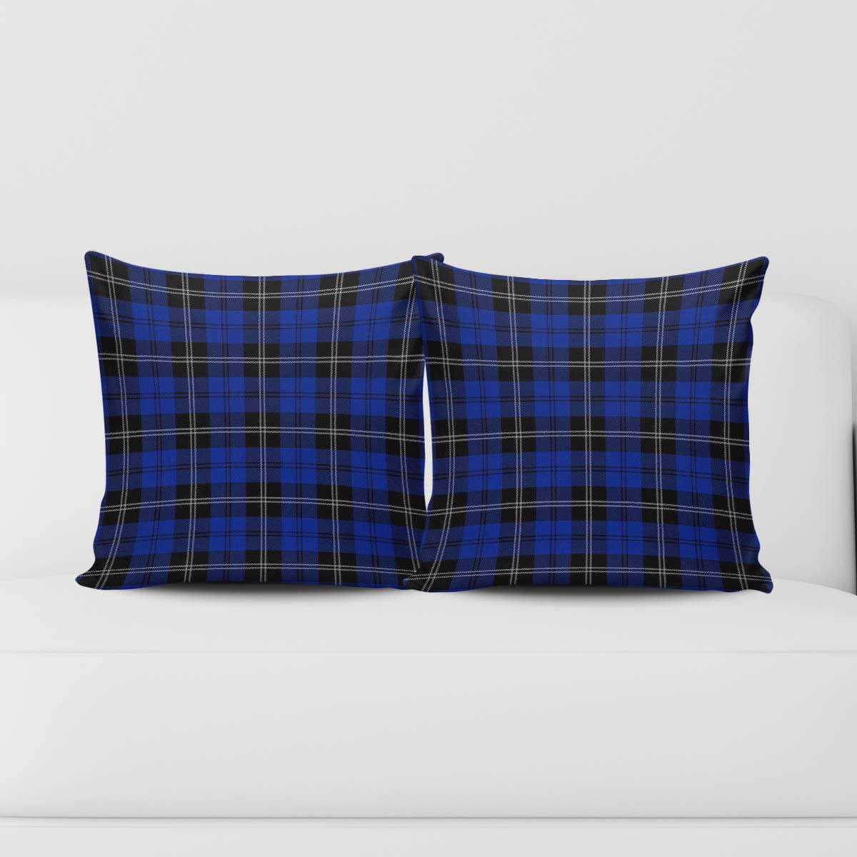 Swan Tartan Pillow Cover Square Pillow Cover - Tartanvibesclothing