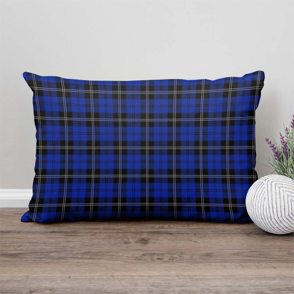 Swan Tartan Pillow Cover Rectangle Pillow Cover - Tartanvibesclothing