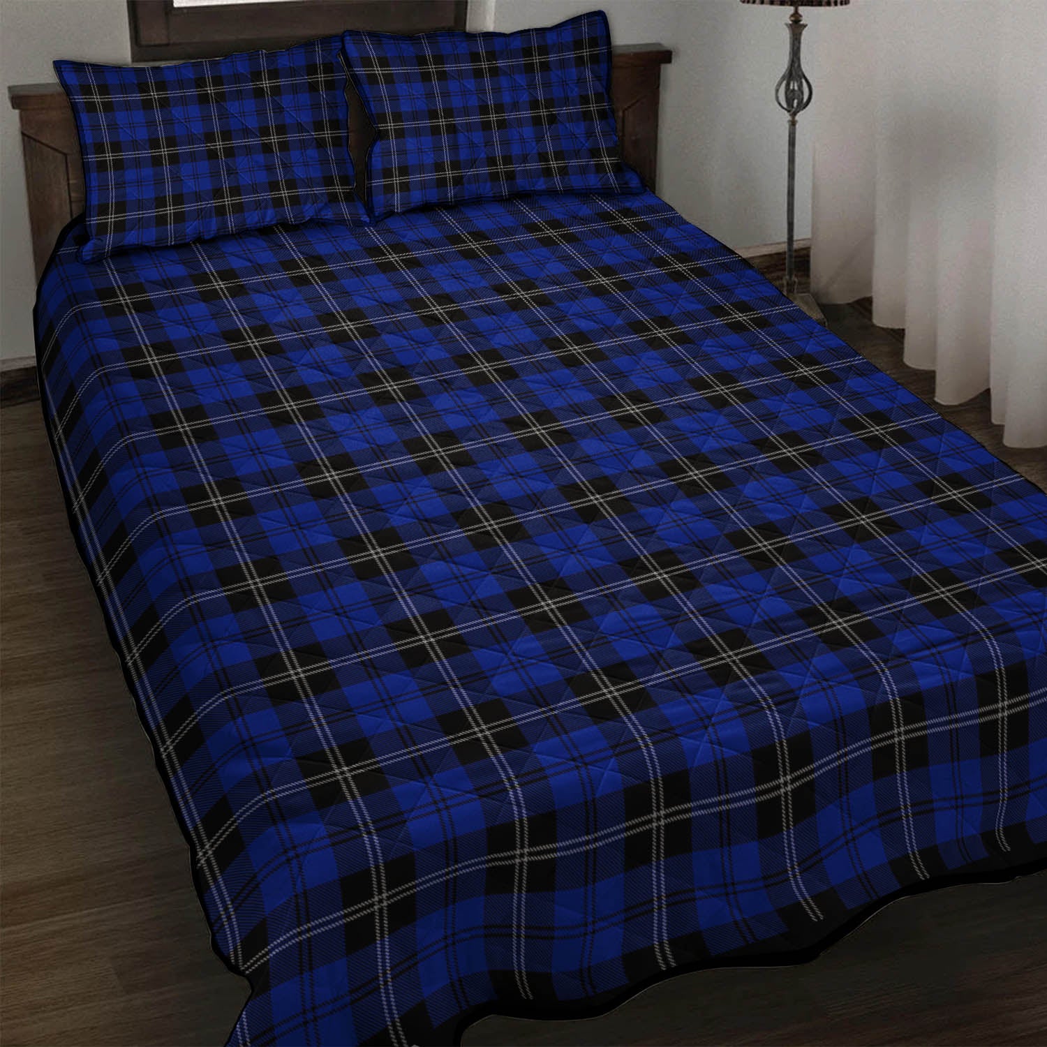 Swan Tartan Quilt Bed Set - Tartan Vibes Clothing
