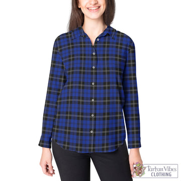Swan Tartan Womens Casual Shirt