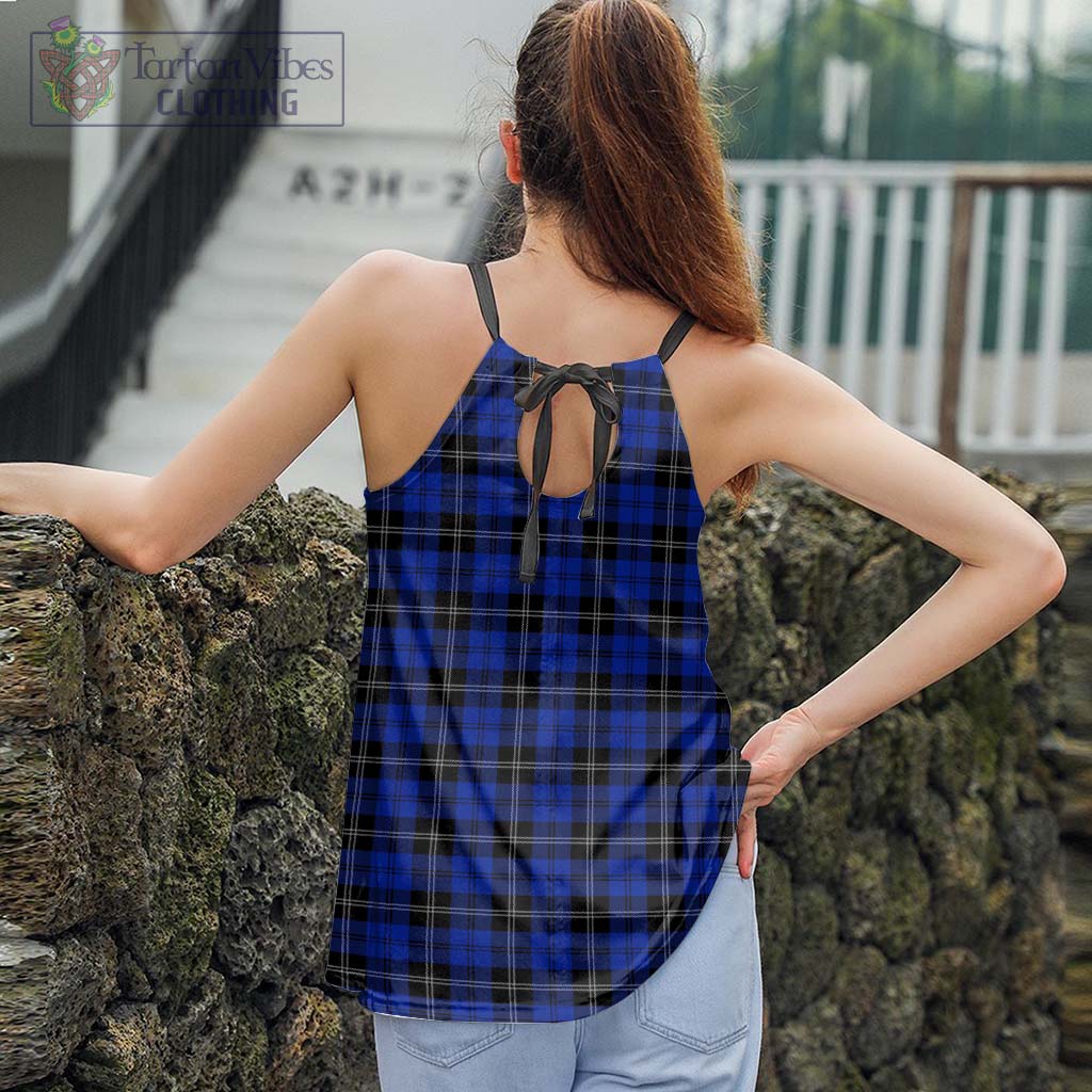 Tartan Vibes Clothing Swan Tartan Loose Halter Neck Camisole