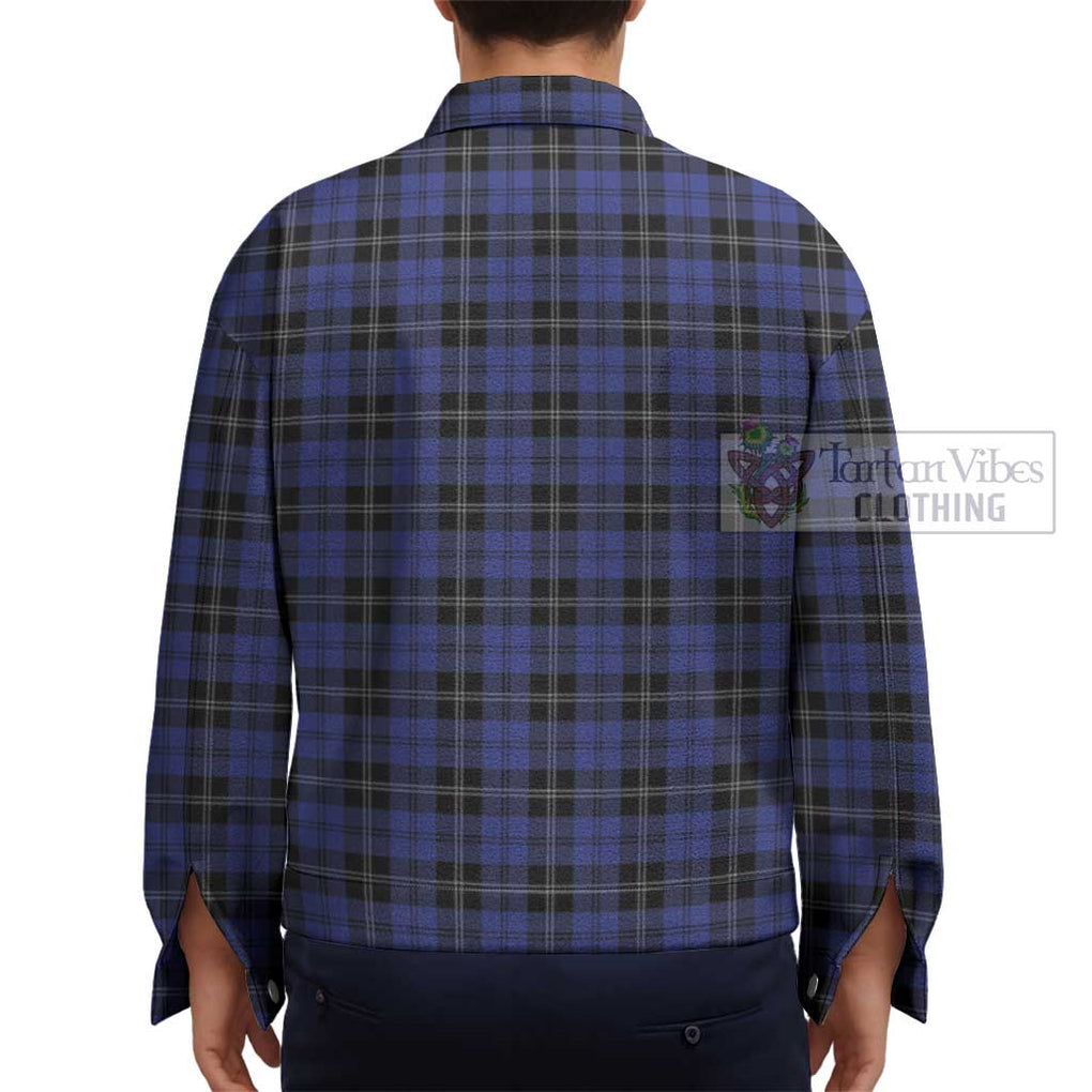 Swan Tartan Unisex Lapel Cotton Jacket - Tartan Vibes Clothing