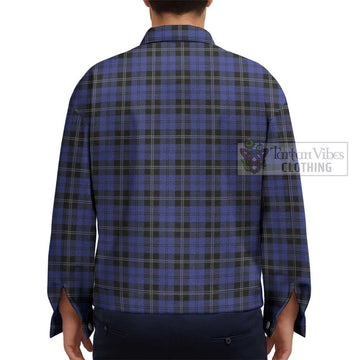 Swan Tartan Unisex Lapel Cotton Jacket - Tartan Vibes Clothing