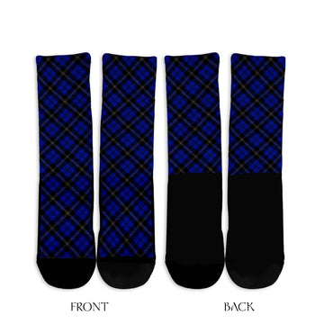 Swan Tartan Crew Socks Cross Tartan Style - Tartanvibesclothing