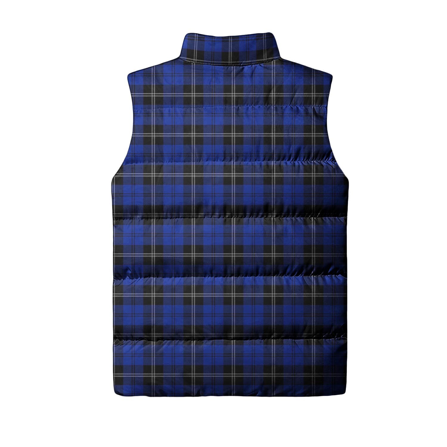 Swan Tartan Sleeveless Puffer Jacket - Tartanvibesclothing