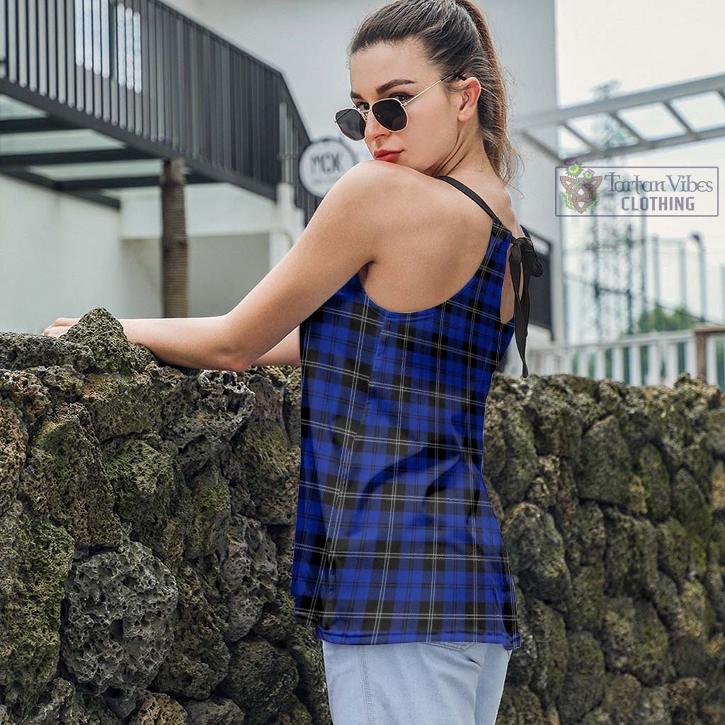 Tartan Vibes Clothing Swan Tartan Loose Halter Neck Camisole