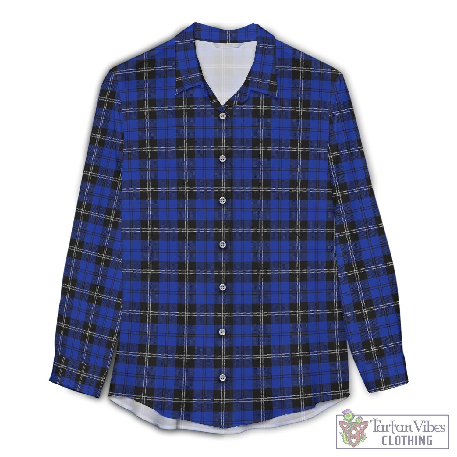 Swan Tartan Womens Casual Shirt