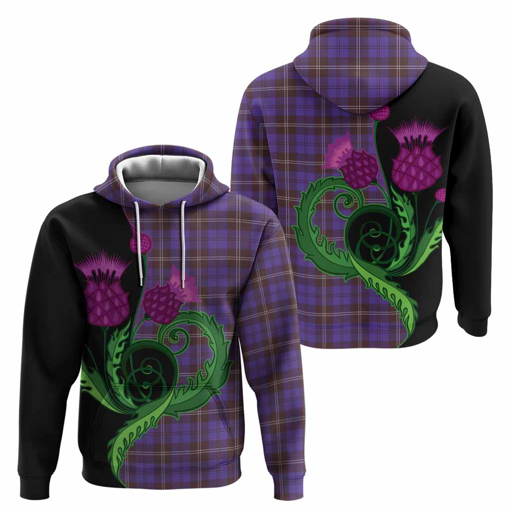 Swan Tartan Hoodie Traditional Scottish Thistle