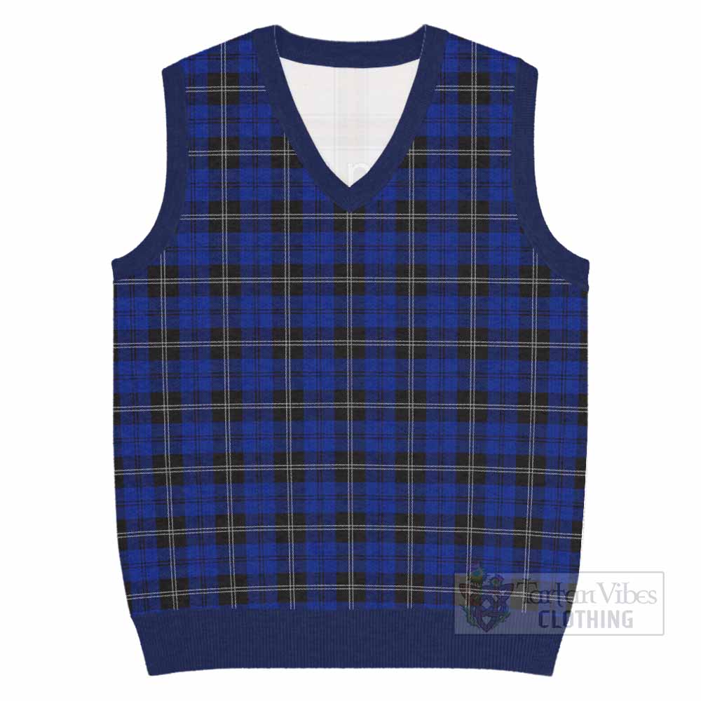Swan Tartan Knitted V-Neck Vest - Tartan Vibes Clothing