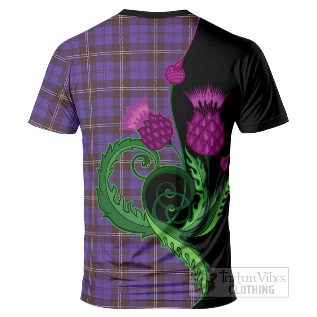 Swan Tartan T-Shirt Traditional Scottish Thistle