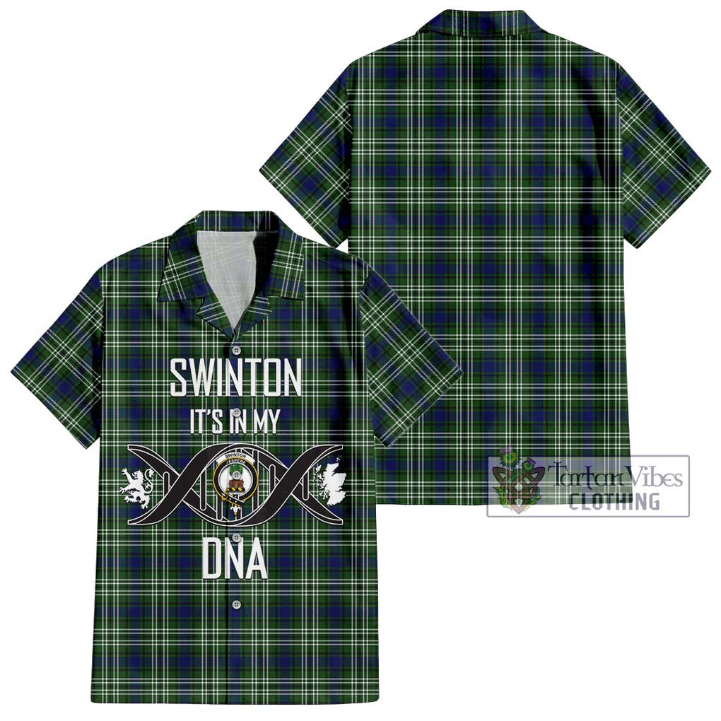 Swinton Tartan Hawaiian Shirt with Family Crest DNA In Me Style Kid - Tartan Vibes Clothing