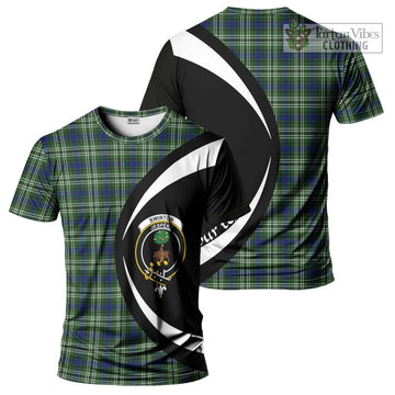 Swinton Tartan T-Shirt with Family Crest Circle Style Kid's Shirt - Tartan Vibes Clothing
