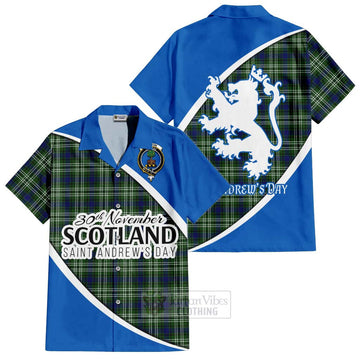 Swinton Family Crest Tartan Hawaiian Shirt Celebrate Saint Andrew's Day in Style Kid - Tartan Vibes Clothing