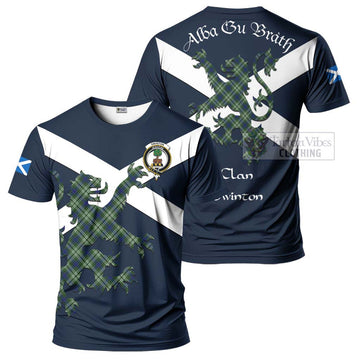 Swinton Tartan Lion Rampant T-Shirt Proudly Display Your Heritage with Alba Gu Brath and Clan Name Kid's Shirt - Tartan Vibes Clothing
