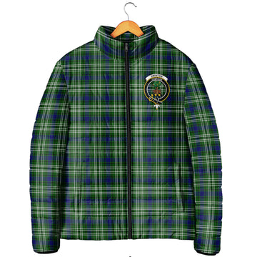 Swinton Tartan Padded Jacket with Family Crest
