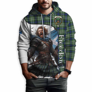 Swinton Crest Tartan Hoodie Inspired by the Freedom of Scottish Warrior Pullover Hoodie - Tartan Vibes Clothing