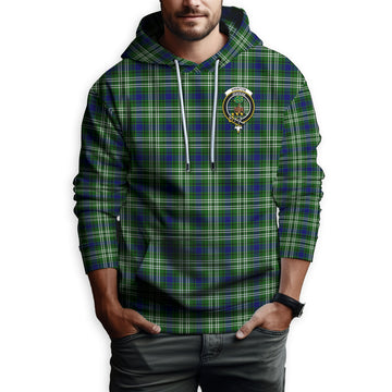 Swinton Tartan Hoodie with Family Crest