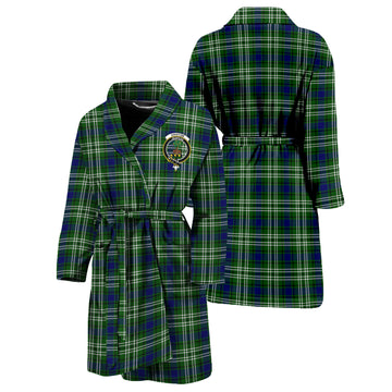 Swinton Tartan Bathrobe with Family Crest