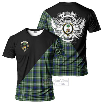 Swinton Tartan T-Shirt with Family Crest and Military Logo Style Kid's Shirt - Tartan Vibes Clothing