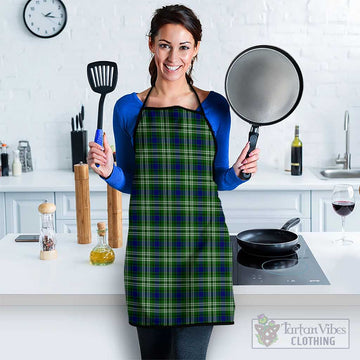 Swinton Tartan Apron Black S 38x47 cm - Tartan Vibes Clothing