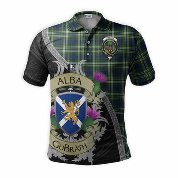Swinton Tartan Family Crest Polo Shirt Lion Rampant Royal Thistle Shield Celtic Inspired Kid - Tartan Vibes Clothing