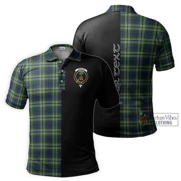 Swinton Tartan Polo Shirt with Family Crest and Half Of Me Style Kid - Tartan Vibes Clothing