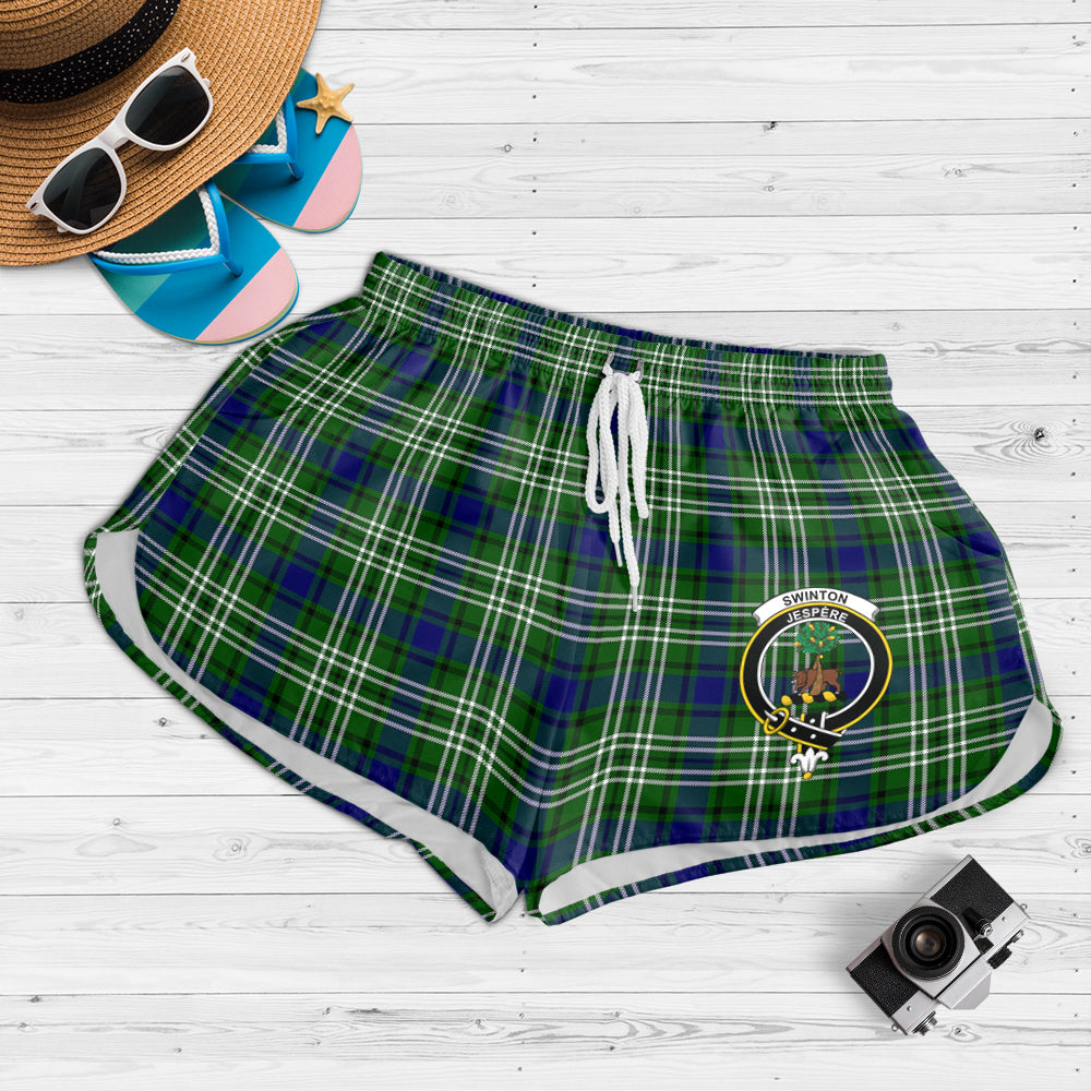 swinton-tartan-womens-shorts-with-family-crest