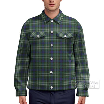 Swinton Tartan Unisex Lapel Cotton Jacket Unisex - Tartan Vibes Clothing