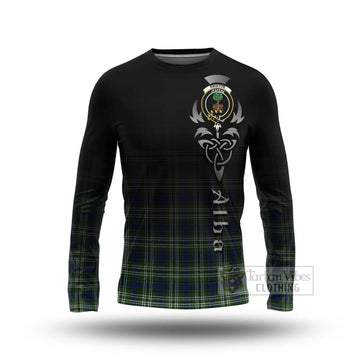 Swinton Tartan Long Sleeve T-Shirt Featuring Alba Gu Brath Family Crest Celtic Inspired Unisex - Tartan Vibes Clothing