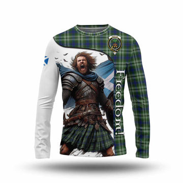 Swinton Crest Tartan Long Sleeve T-Shirt Inspired by the Freedom of Scottish Warrior Unisex - Tartan Vibes Clothing