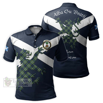 Swinton Tartan Lion Rampant Polo Shirt Proudly Display Your Heritage with Alba Gu Brath and Clan Name Kid - Tartan Vibes Clothing