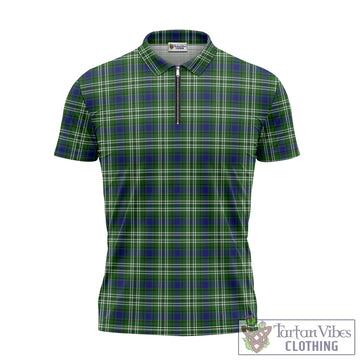 Swinton Tartan Zipper Polo Shirt - Tartan Vibes Clothing