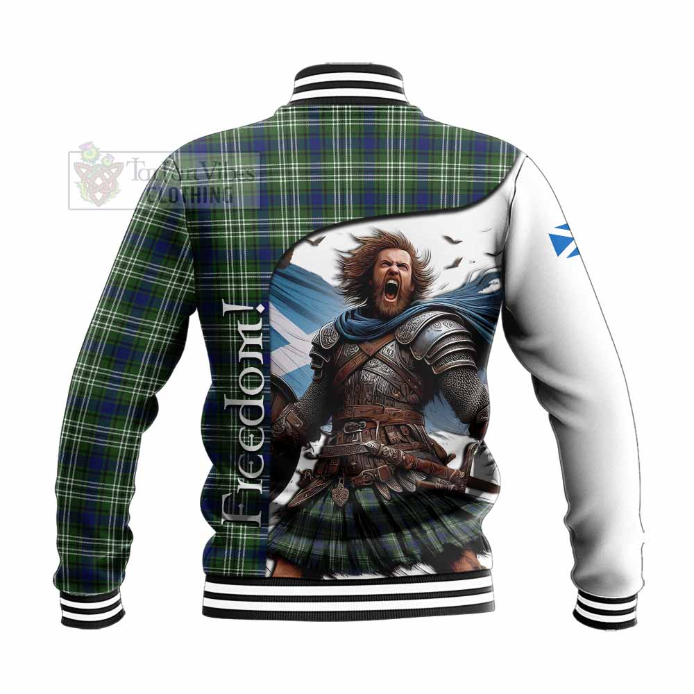 Swinton Crest Tartan Baseball Jacket Inspired by the Freedom of Scottish Warrior - Tartan Vibes Clothing